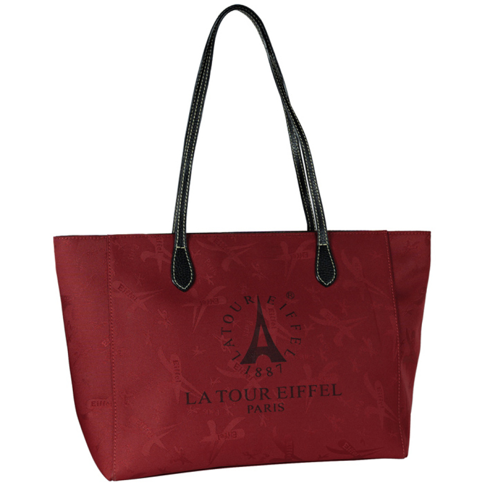 Υφασμάτινη Τσάντα Ώμου 699-111093-3K - Μπορντό