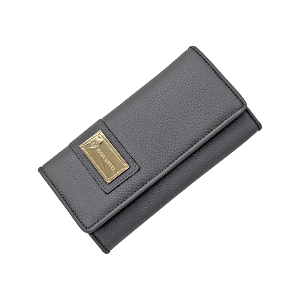 Μονόχρωμο γυναικείο πορτοφόλι 98-221046-1