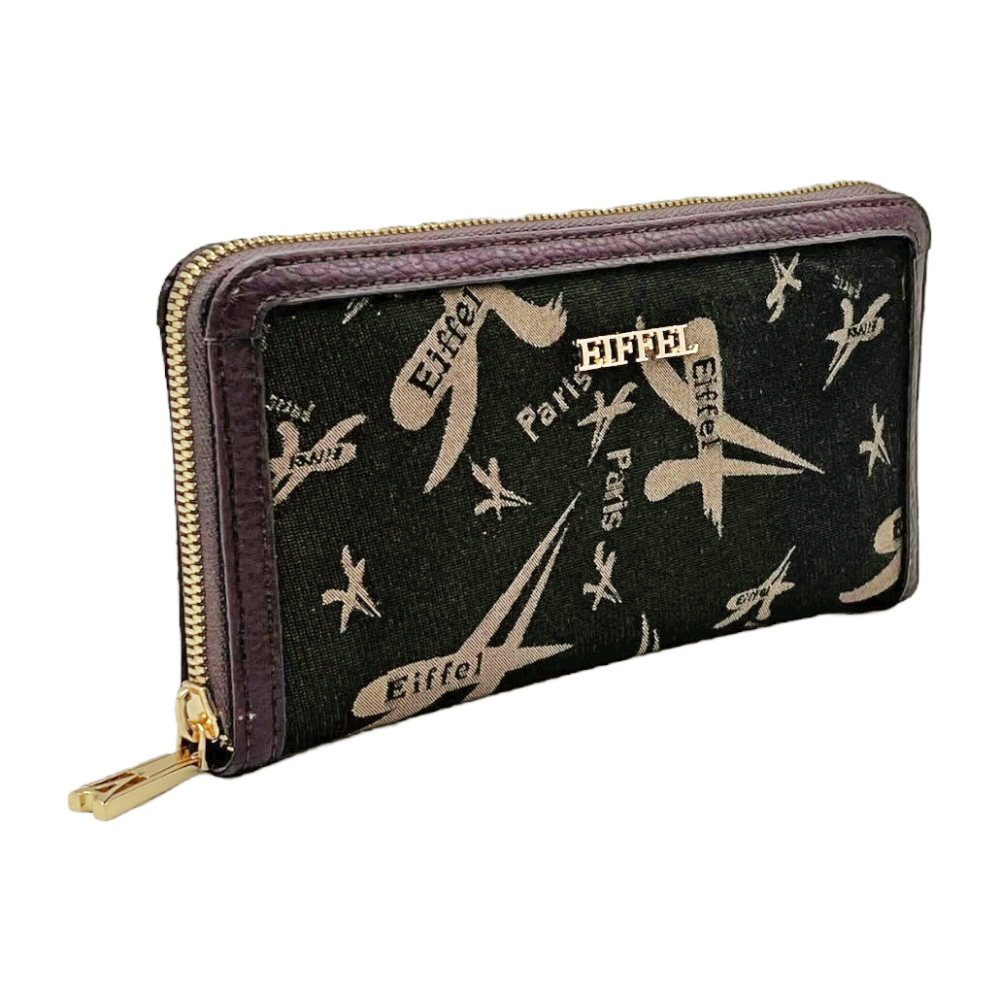 699-142109-1 Υφασμάτινο Πορτοφόλι Καφέ - Καφέ