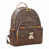 Eiffel Monogram Bear Backpack 36-261009-1 - Καφέ