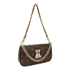 Eiffel Bear Chain Shoulder Bag 36-201021-1B - Καφέ